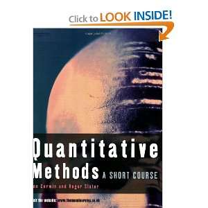  Quantitative Methods (9781844809059) Jon Curwin Books