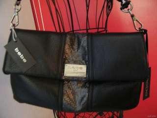 BEBE bag purse handbag pocketbook clutch leather 172365  