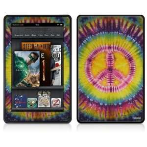   Kindle Fire Skin   Tie Dye Peace Sign 109 by uSkins: Everything Else
