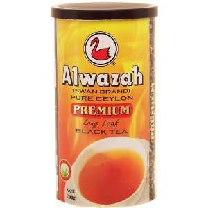 Alwazah pure ceylon long leaf black tea, 200g cannister:  