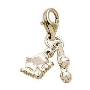   Under Garments Charm with Lobster Clasp, 10K Yellow Gold Jewelry