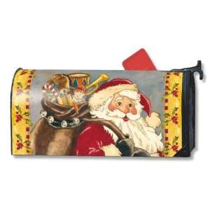   St. Nick Christmas Winter Magnetic Mailbox Cover Patio, Lawn & Garden