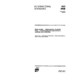  ISO 64391990, Water quality   Determination of phenol 