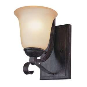Trans Globe 1 Light Wall Sconce in Antique Brown Rust Finish   3681 