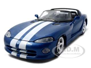 1997 DODGE VIPER RT/10 BLUE 1:24 DIECAST MODEL CAR  