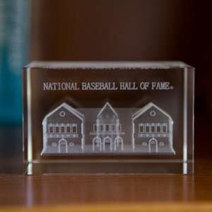  National Baseball Hall Of Fame Acrylic Paperweight Sports 