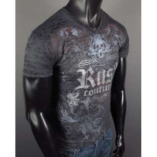 NWT Mens RUSH COUTURE T Shirt RONNIE 2 with Stones Jersey Shore 