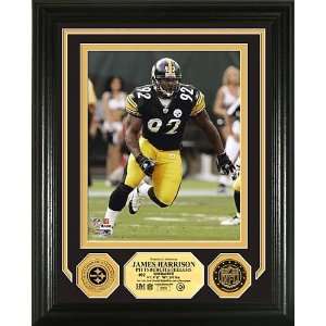 James Harrison 24KT Gold Coin Photo Mint  Sports 