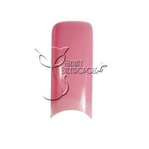  Pink Airbrushed French Nail Tips (100 pcs.): Beauty