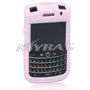 For Blackberry Tour 9630 / Bold 9650 Hard Cover Case Titanium Pink 