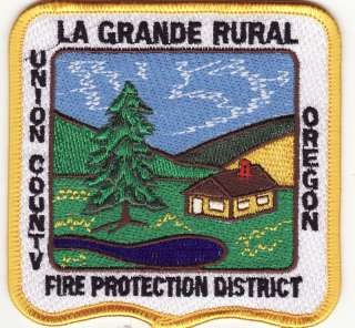 La Grange Rural Union County Oregon Fire District Patch  