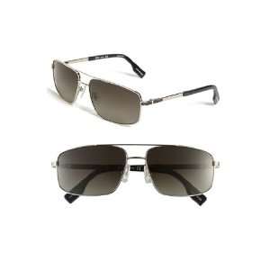  BOSS Black Polarized Rectangle Sunglasses: Sports 