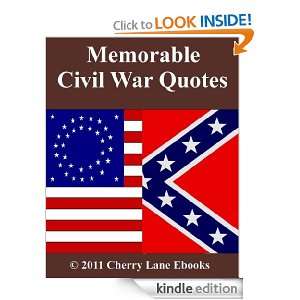 Memorable Civil War Quotes Bob Underdown  Kindle Store