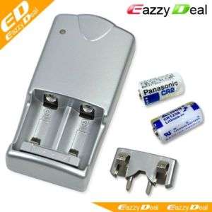 CR2 and CR123A Rechargeable Battery Charger  