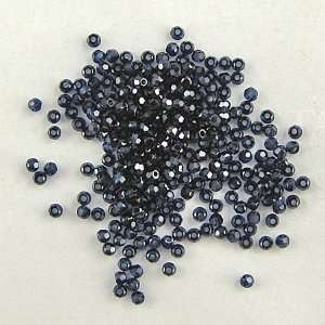  24 2mm Swarovski crystal round 5000 Dark Indigo beads 