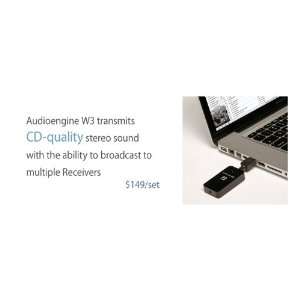  Audioengine W3 Wireless Audio Adapter Kit: Electronics