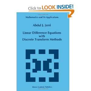  Difference Equations with Discrete Transform Methods (Mathematics 