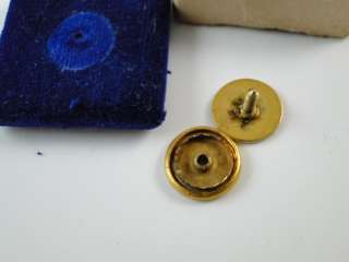 Vintage 10K Solid Gold Enamel Jewel T Tea Company Employee Lapel Pin 