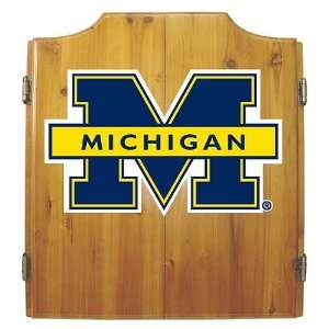 University of Michigan Wolverines Dart Cabinet  Sports 