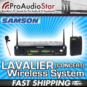 Samson Concert 77 UHF Lavalier Wireless System SW77VSLM 809164119821 