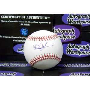  Kelly Johnson Autographed Baseball   Autographed Baseballs 