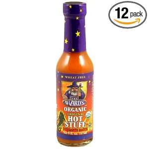 Organic Wizards Sauce, Original Hot Stuff, 5 Ounce Bottles (Pack of 