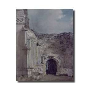   Church North Archway Of The Ruined Tower Giclee Print