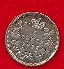 1892 British Crown 5 Shillings Silver Queen Victoria  