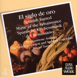   De Oro Spanish Sacred Music Turner, Pro Cantione Antigua Music
