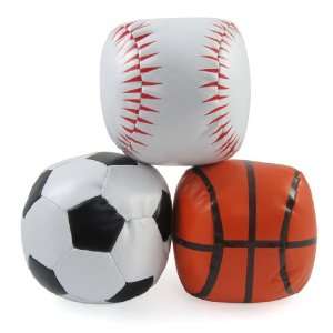   Basketball Soccer Plush Sports Balls Set for kids: Toys & Games