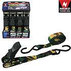 8Pc 15 Camouflage Ratchet Tie Down Cargo Strap Tow Towing Ratcheting 