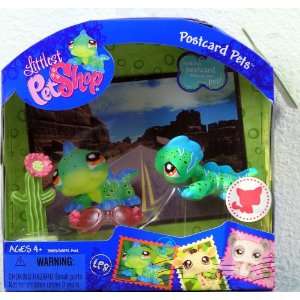  Littlest Pet Shop Postcard Pets Iguana: Toys & Games