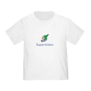   : Personalized Aidan SuperAidan Super Hero Infant Toddler Shirt: Baby