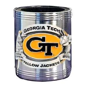  Georgia Tech Yellow Jackets Can Cooler: Sports & Outdoors