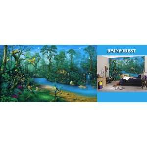 Rainforest Animals Mural