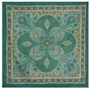   Indian Paisley Print   Hippie Style   Green, Blue & Tan: Toys & Games