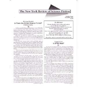  THE NEW YORK REVIEW OF SCIENCE FICTION #40 Thomas Ligotti 