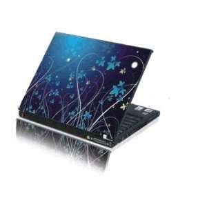  Laptop Notebook Skins Sticker Cover H981 Blue Vines (Brand 