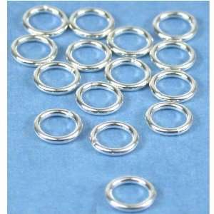  15 Sterling Silver Jump Rings Closed Jewelry 19 Gauge 6mm 