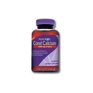  Natrol Coral Calcium with Vitamin D and Magnesium, 90 