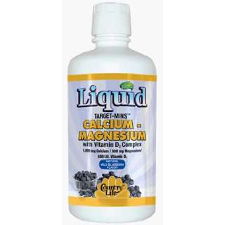 Liquid Calcium Magnesium with Vitamin D3 Complex by Country Life 16 