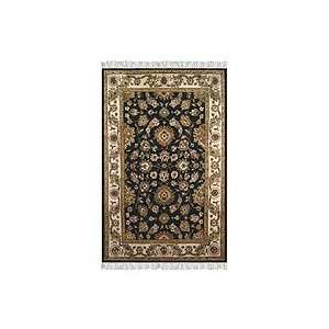 Hand knotted wool rug, Black Magic (4x6.5):  Home 