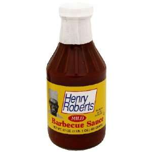  Henry Robert, Sauce Bbq Mild, 17 Ounce (12 Pack) Health 