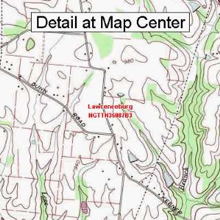   Map   Lawrenceburg, Tennessee (Folded/Waterproof)