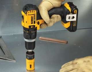 DEWALTs DCD785C2 compact hammer drill/driver is compact and ergonomic 