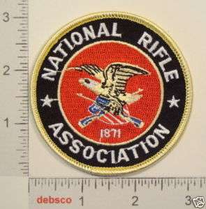 NRA National Rifle Association LOGO Embroidered PATCH Emblem  