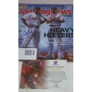  Carl Crawford and Adrian Gonzalez Signed Boston Red Sox SI 
