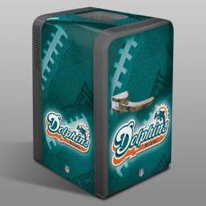  Miami Dolphins NFL 24 Can Portable Party Fridge: Sports 