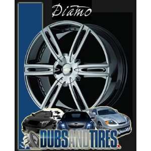 20 Inch 20x8.5 DIAMO wheels DI039 Black PVD wheels rims 