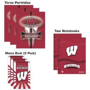  Wisconsin Badgers Back to School Combo Pack Sports 